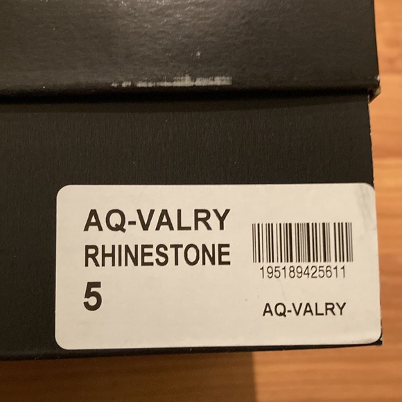 Aqua Rhinestone High-heel Booties - Picture 3 of 4